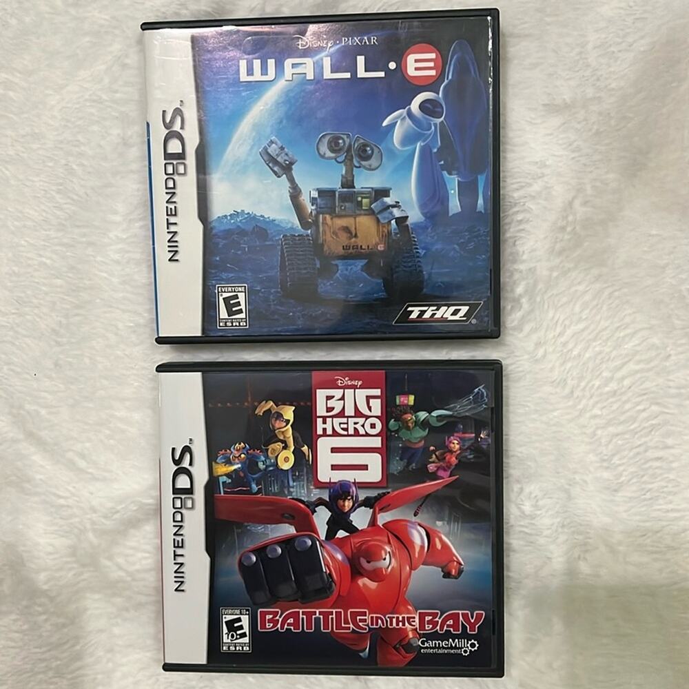 Nintendo DS games Disney Pixar Wall-E & Big Hero 6 Battle in the Bay